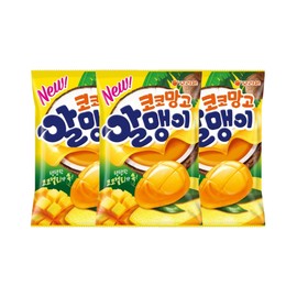 Korean Snack Coco Mango Jelly Gummy, 67g (2.36oz), Pack of 3