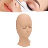 Lash Mannequin Head Soft Silicone Replaced Eyelids Mannequin Head for
