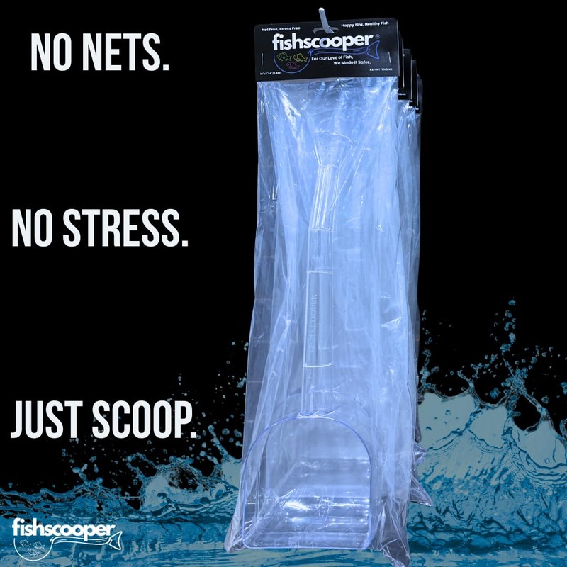 Fish Scooper, Fish Net Tool for Transfers, Fish Traps, Coral