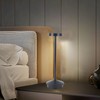 Rechargeable LED Table Lamp 2000mAh Cordless Battery Operated Metal Bedside