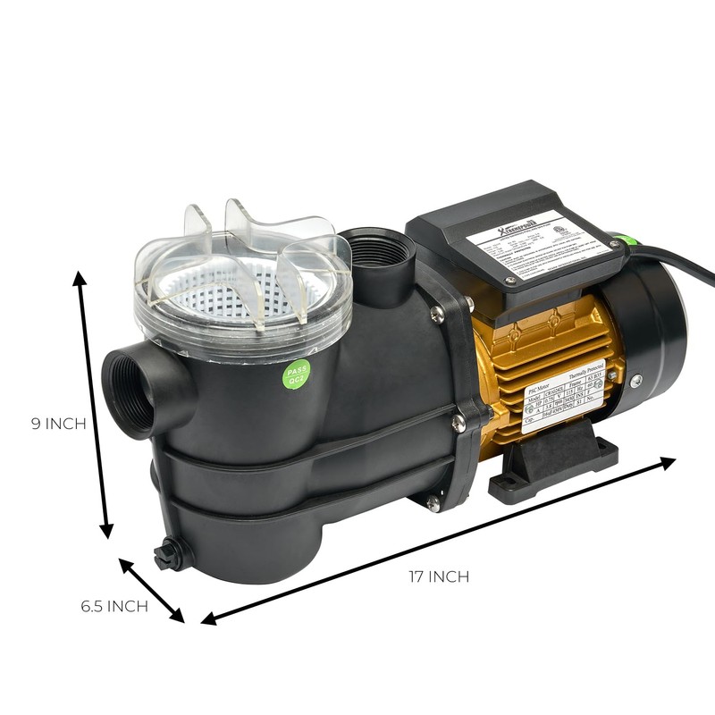 XtremepowerUS 3/4HP Swimming Pool Pump (2400GPH) Pond Self Prime Above-Ground