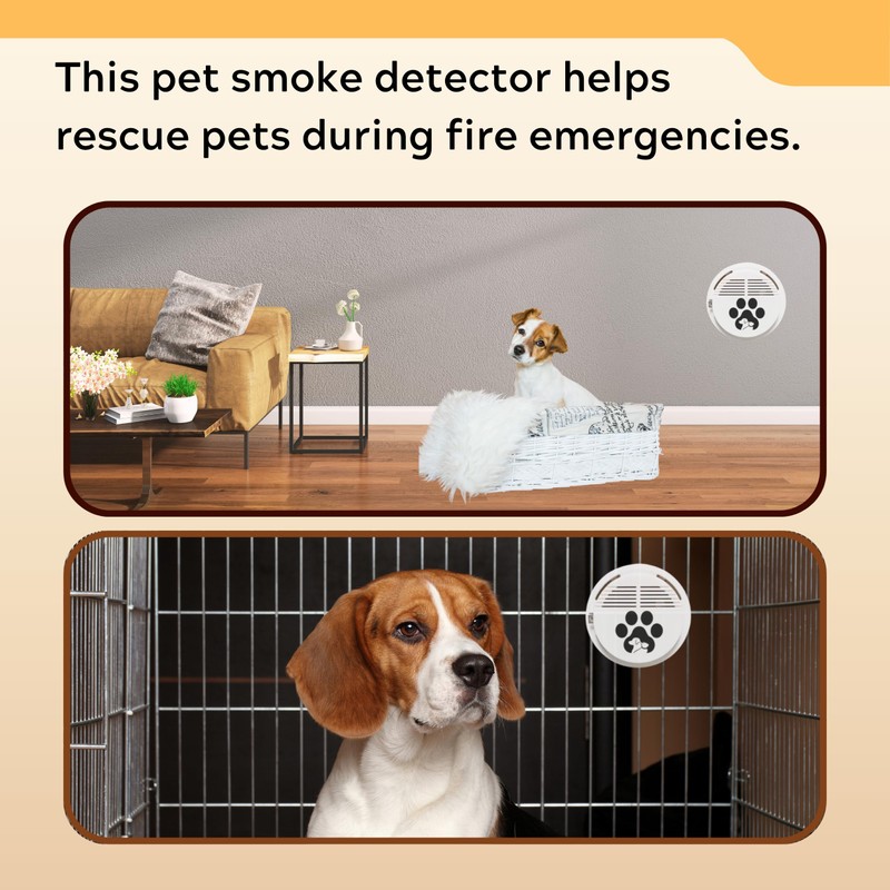 Pet Smoke Detector, Smoke Alarm for Pet Rescue in Fire