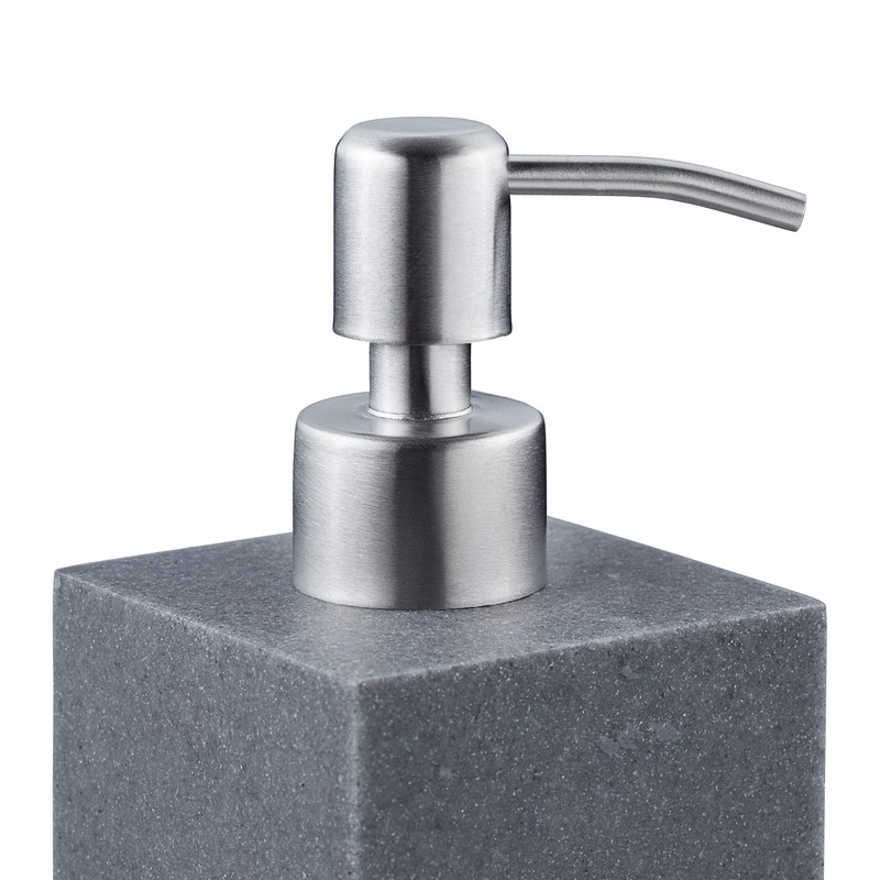 Relaxdays Soap Dispenser 300 ml, Refillable, Bathroom, Kitchen, Liquid Soap