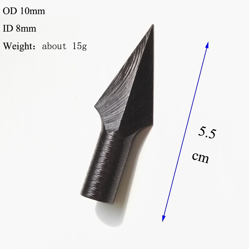6pcs Archery hunting arrow tips Hunting Arrow Tips Steel 8