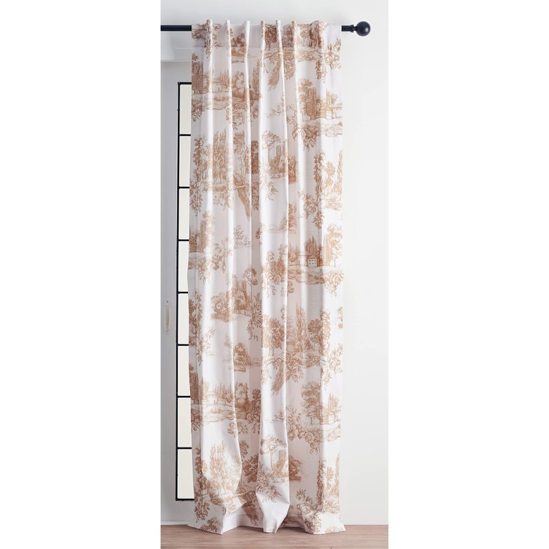 Maison d'Hermine Curtains for Living Room 100% Cotton 84 inch