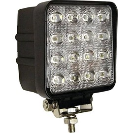 Tiger Lights TLFL5 12V LED Blue Work Light 3.5 Amps, 42 Wattage, 2650 Lumens, 4 1/4" Length, 4 1/2" Width, 3" Depth, Spot Off-Road Light