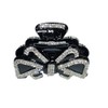 RINKALAND Hair Claw That Holds Firmly, Large, Large, Rhinestones, Glamorous