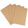 HEIHAK 25 Pcs A4 Kraft Paper File Folder with Cards