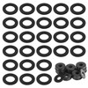 Pack of 50 Flat Washers M8, Metal Body Washers Spacers