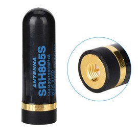 Walkie Talkie Antenna Acouto SMA Male Connector SRH-805S Two-Way Radio Antenna High Gain Flexible Elastic Walkie Talkie Radio 5cm
