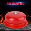 Garsent Fire Alarm Bell, 220V/24V/12V 6inch Stainless Steel School Factory