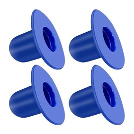 Alnicov 4Pcs Swimming Pool Wall Plugs Replacement Parts - Above Ground Swimming Pool Filter Pump Strainer Hole Plug - Blue