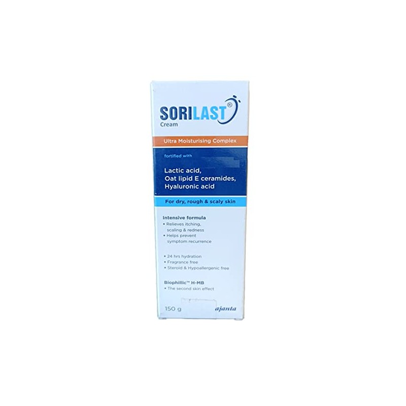 New Sorilast Intensive Moisturising Cream 150gm