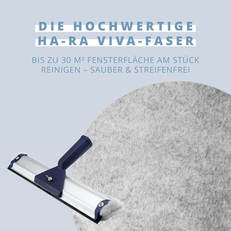 Ha-Ra Window Wiper Standard 19 cm I All-In-One Squeegee &