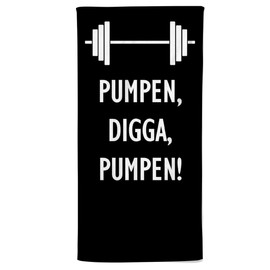 Power Towel the Cool Fitness & Sports Towel with a Message Various Motivational Quotes | Size 50 cm x 100 cm | POWERTOWEL Micro-fibre Cotton | Customable, 50 cm x 100 cm