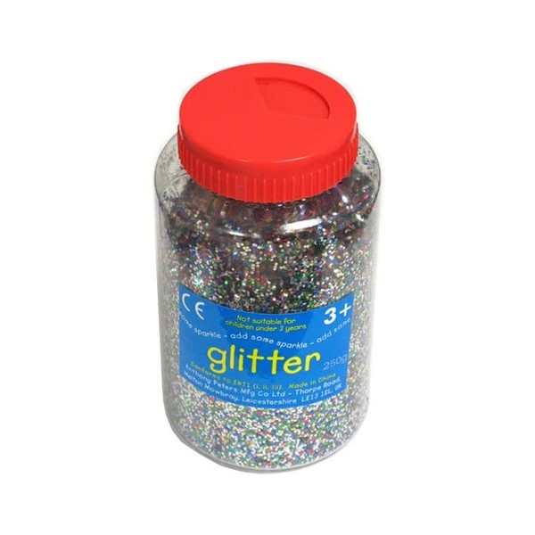Glitter | 250gram tub with Easy Pouring, resealable lid |