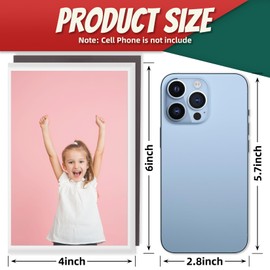 Artcut Photo Frame, 14 Pack Magnetic Photo Frame Fridge 6x4, Magnetic Picture Frame for Kids, Family, Strong Photo Magnets for Fridge, Magnetic Frame