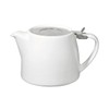 Forlife DD899WH Stump Teapot, 18 oz., White