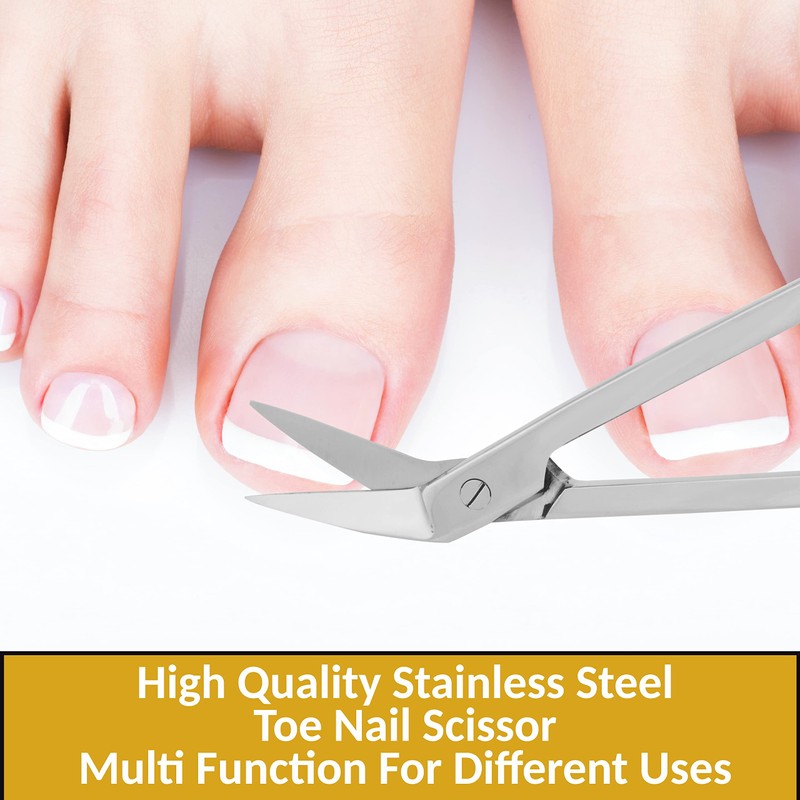 ASM® Extra Long Thick Toe Nail Scissors Chiropody Podiatry 7"