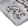 200Pcs Wire Ferrule Copper Male Female Crimp Terminal Connector for
