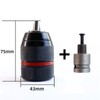 Ptazucv 1.5-13mm Keyless Drill Chuck Duty 1/2''-20UNF, With 3/8" SDS-Plus