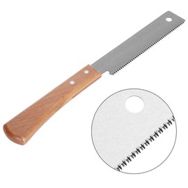 12 Inch Japanese Hand Saw,Stainless Steel Flush Cut Saw with Non-Slip Wooden Handle Teeth,Handheld Trim Saw Plastic Cutting Tool for Woodworking