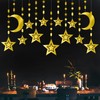 Gold Star-Moon Party-Decorations Garland - 12pcs Twinkle Little Star Hanging