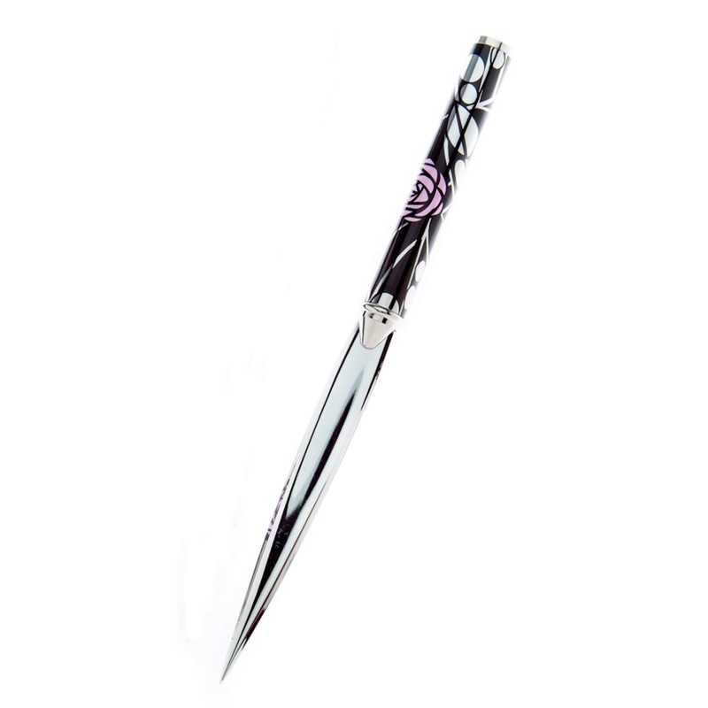 Pen & Letter Opener Set with Mackintosh Pink Rose Design