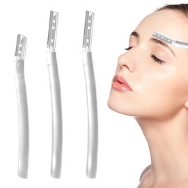 OHREN 3-teiliges professionelles Augenbrauen-Werkzeugset für Frauen, Gesichts-, Zotten-, Gesichts- und Brauenhaarentfernung, sanfte Hautpeelingklingen