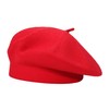 ZLYC Women's Beret Classic French Beret Plain Warm Beret, Twist