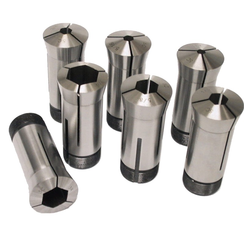 TJHSM 7pcs 5C Hex Collet Set, High Precision Fit for