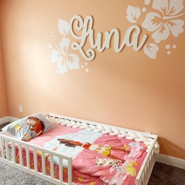 Large Flower Stencils Hibiscus Floral Stencils for Painting for Wood Garden Fence Wall Furniture Fabrics DIY Decor (6 Hibiscus)