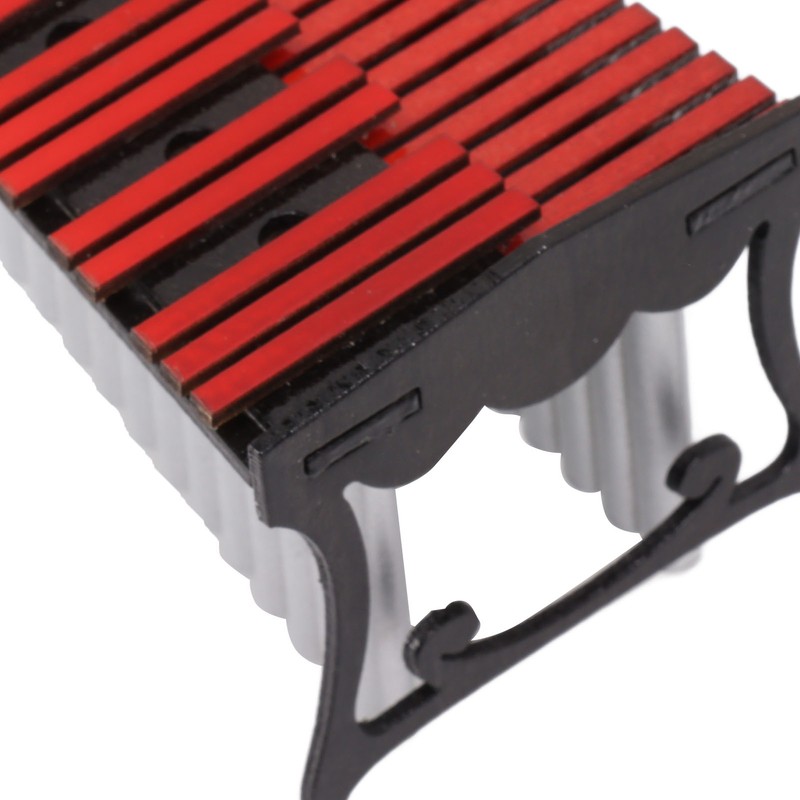 Dollhouse Marimba Instrument Miniature Realistic Home Decor Dollhouse Musical Instrument