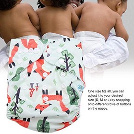 Yosoo Impermeable Ajustable Infantil Nadar Pañal Pantalón de Piscina Natación Pañal Bebé Reutilizable Lavable Cubierta de la Piscina Paño de Bolsillo Gancho Loop Sistema operativo (BL00