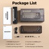 YUNZII WOOD68 65% Wireless Hot Swap RGB Mechanical Keyboard (Wood,