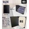 Kaori de Cover Certificate Holder b5 File Menu Bi-Fold PU