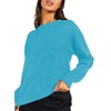 Urban CoCo Women's Solid Long Sleeve Crew Neck Knitted Pullover