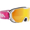 ALPINA Pheos S R Ski Goggles White-Pink
