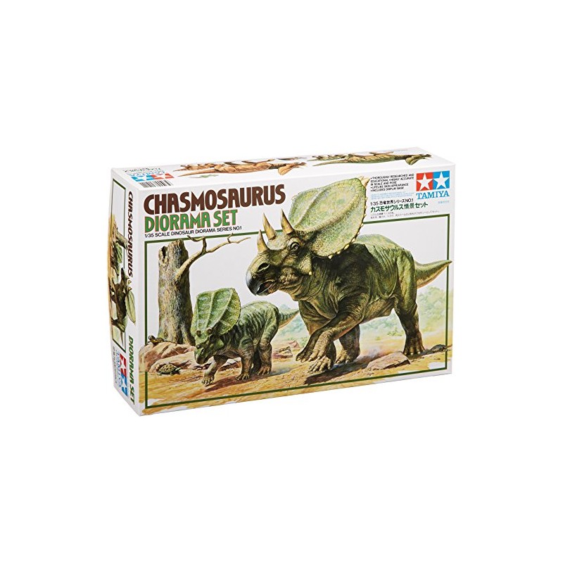 TAMIYA 60101-1:35 Chasmosaurus Diorama Set