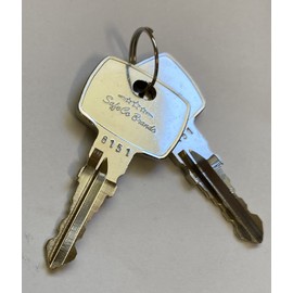 Replacement Keys for Tennant & Nobles Floor Scrubbers 2-Keys SafeCo Brands