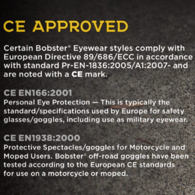 Bobster ® Bugeye, Matte Black Frame, Smoked Lens