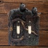 Wall Plate Cover in Black Bear Climbing on Tree Branch