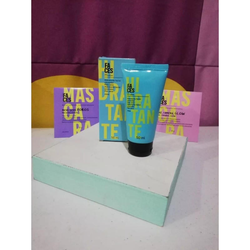 Natura Hidratante Facial Aclarador Faces Natura Tipo De Piel Seca