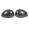2 Pcs Door Side Rearview Mirror Cover Cap Carbon Fiber