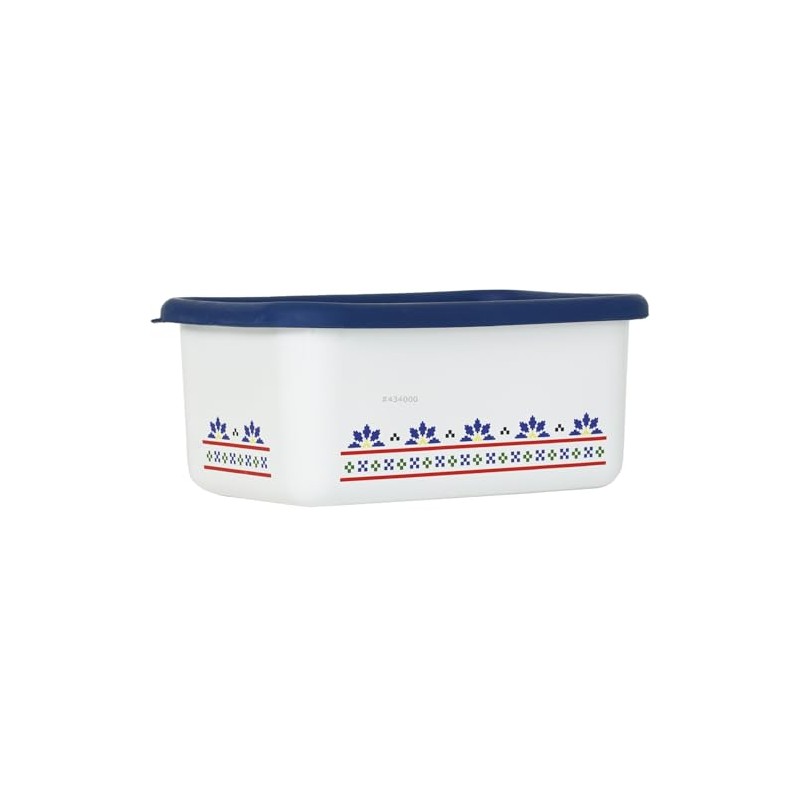 Fuji Hollow Mesa Deep Shape Square Container, Medium, Navy