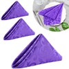 Zi Lan Purple Cloth Napkins Set of 4-18x18, inches Square