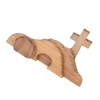 Easter Scene Decoration Handcrafted Wooden Empty Tomb Cross Decoration for