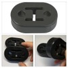 2 Pcs New Universal Exhaust Rubber Black Exhaust Pipe Hanger