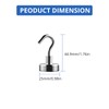 CRLITSIY Magnetic Hooks, 25 kg Hooks Magnetic Hooks Neodymium Magnets
