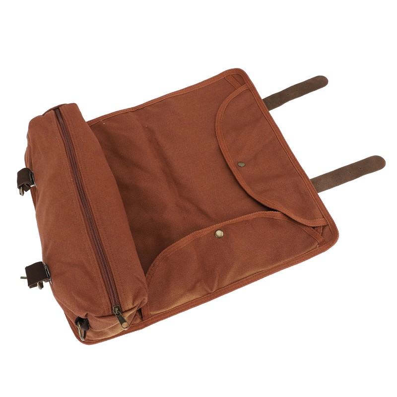 Bartender Tool Bag Canvas Leather Bartender Roll Bag Portable Multiple